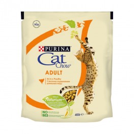 Сухой корм для взрослых кошек Purina Cat Chow, домашняя птица, 400 г